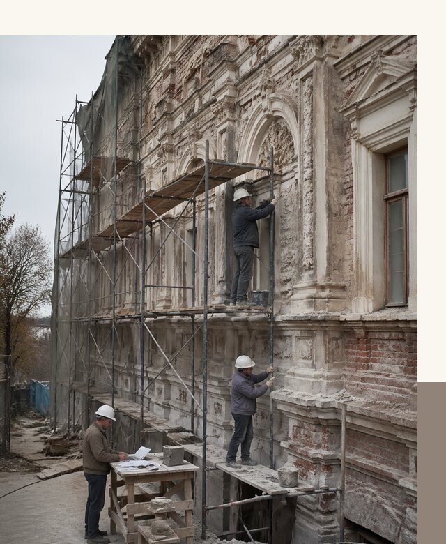 Реставрация объектов культурного наследия под ключ в Находке