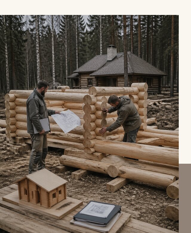 Проектирование и строительство домов из бревна в Находке